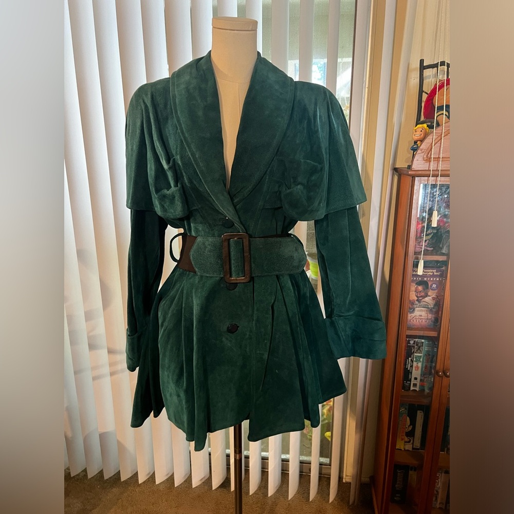 Wilson’s Suade & Leather - Outerwear by Phoenix Emerald Green Jacket.